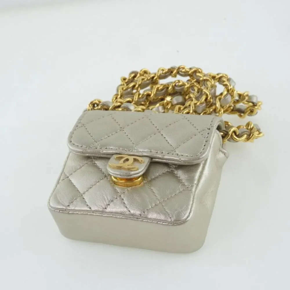 Chanel Chain Pochette Calf Shoulder Bag